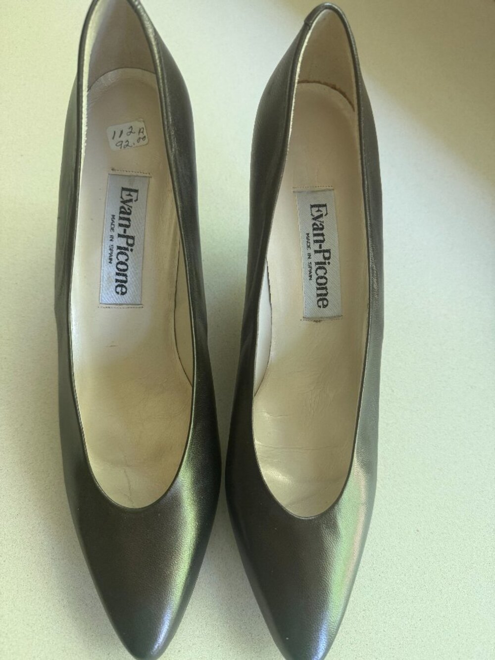 Evan Picone Bronze 11 AA (Narrow) Heels Never Worn - Vintage